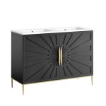 Awaken 48" Double Sink Bathroom Vanity - Image 2