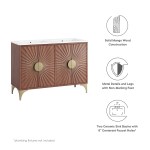 Daylight 48" Double Sink Bathroom Vanity - Image 4