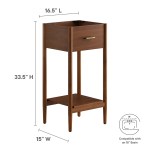 Zaire 18" Bathroom Vanity Cabinet (Sink Basin Not Included) - Image 4