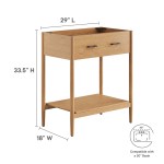 Zaire 30" Bathroom Vanity Cabinet (Sink Basin Not Included) - Image 4