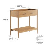 Zaire 36" Bathroom Vanity Cabinet (Sink Basin Not Included) - Image 4