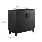 Miles 36” Bathroom Vanity Cabinet (Sink Basin Not Included) - Image 12