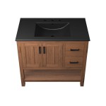 Ashlyn 36” Wood Bathroom Vanity - Image 6