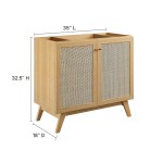 Soma 36” Bathroom Vanity Cabinet (Sink Basin Not Included) - Image 4
