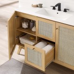 Soma 48” Single or Double Sink Compatible Bathroom Vanity Cabinet (Sink Basin Not Included) - Image 12