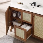 Soma 48” Single or Double Sink Compatible Bathroom Vanity Cabinet (Sink Basin Not Included) - Image 36