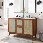 Soma 48” Double Sink Bathroom Vanity - Image 50