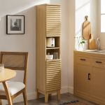 Render Tall Narrow Bathroom Storage Cabinet - Image 18