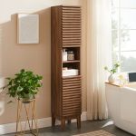 Render Tall Narrow Bathroom Storage Cabinet - Image 29