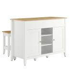 Garland 3-Piece Kitchen Island and Stool Set - Image 2