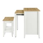 Garland 3-Piece Kitchen Island and Stool Set - Image 9