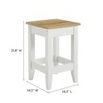 Garland 3-Piece Kitchen Island and Stool Set - Image 5