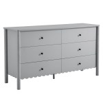 Emmeline Scalloped 6-Drawer Dresser - Image 10