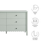 Emmeline Scalloped 6-Drawer Dresser - Image 30