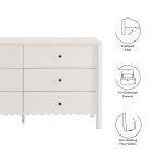 Emmeline Scalloped 6-Drawer Dresser - Image 39