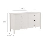 Emmeline Scalloped 6-Drawer Dresser - Image 40
