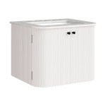 Zia 24" Wall-Mount Bathroom Vanity with Marble Sink - Image 12