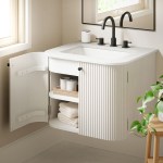Zia 24" Wall-Mount Bathroom Vanity with Marble Sink - Image 11
