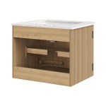 Zia 24" Wall-Mount Bathroom Vanity with Marble Sink - Image 27