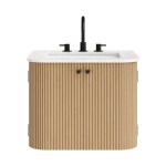 Zia 24" Wall-Mount Bathroom Vanity with Marble Sink - Image 28