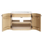 Zia 24" Wall-Mount Bathroom Vanity with Marble Sink - Image 30