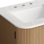 Zia 24" Wall-Mount Bathroom Vanity with Marble Sink - Image 31