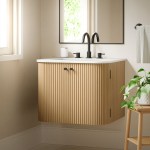 Zia 24" Wall-Mount Bathroom Vanity with Marble Sink - Image 32