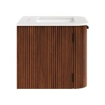 Zia 24" Wall-Mount Bathroom Vanity with Marble Sink - Image 37