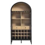 Nolan Arched Bar Cabinet in Black - Image 8