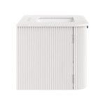 Zia 30" Wall-Mount Bathroom Vanity with Marble Sink - Image 5