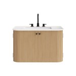 Zia 30" Wall-Mount Bathroom Vanity with Marble Sink - Image 28