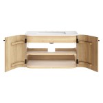 Zia 30" Wall-Mount Bathroom Vanity with Marble Sink - Image 30