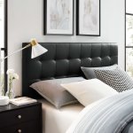Lily Upholstered Vinyl Queen Headboard - Image 5
