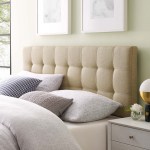 Lily Upholstered Fabric King Headboard - Image 7