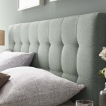 Lily Upholstered Fabric King Headboard - Image 16