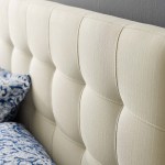 Lily Upholstered Fabric King Headboard - Image 23