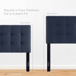 Lily Upholstered Fabric King Headboard - Image 27