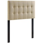 Lily Upholstered Fabric Twin Headboard - Image 3