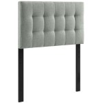 Lily Upholstered Fabric Twin Headboard - Image 11