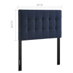 Lily Upholstered Fabric Twin Headboard - Image 30