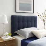 Lily Upholstered Fabric Twin Headboard - Image 33