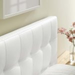 Lily Upholstered Vinyl Twin Headboard - Image 17