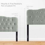 Annabel Upholstered Fabric Queen Headboard - Image 13