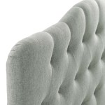 Annabel Upholstered Fabric Queen Headboard - Image 16