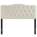 Annabel Upholstered Fabric Queen Headboard - Image 23