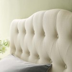 Annabel Upholstered Fabric Queen Headboard - Image 26
