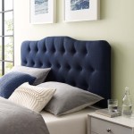 Annabel Upholstered Fabric Queen Headboard - Image 33