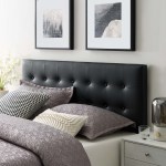 Emily Upholstered Vinyl Queen Headboard - Image 9