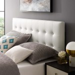 Emily Upholstered Vinyl Queen Headboard - Image 17