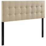 Emily Upholstered Fabric Full Headboard - Image 2